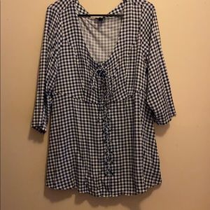 Torrid gingham shirt